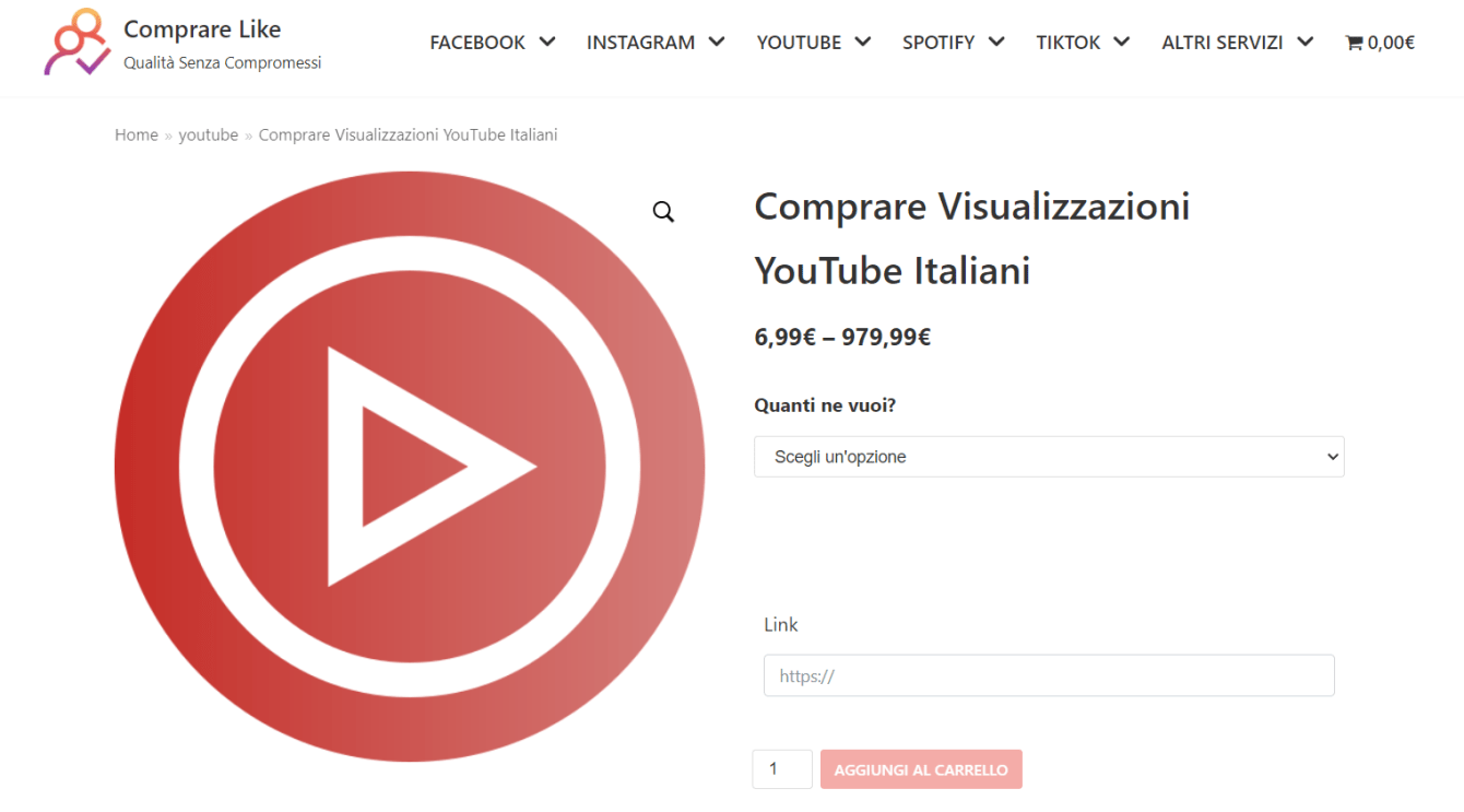 Migliori siti per comprare visualizzazioni YouTube italiane | Aprile 2024