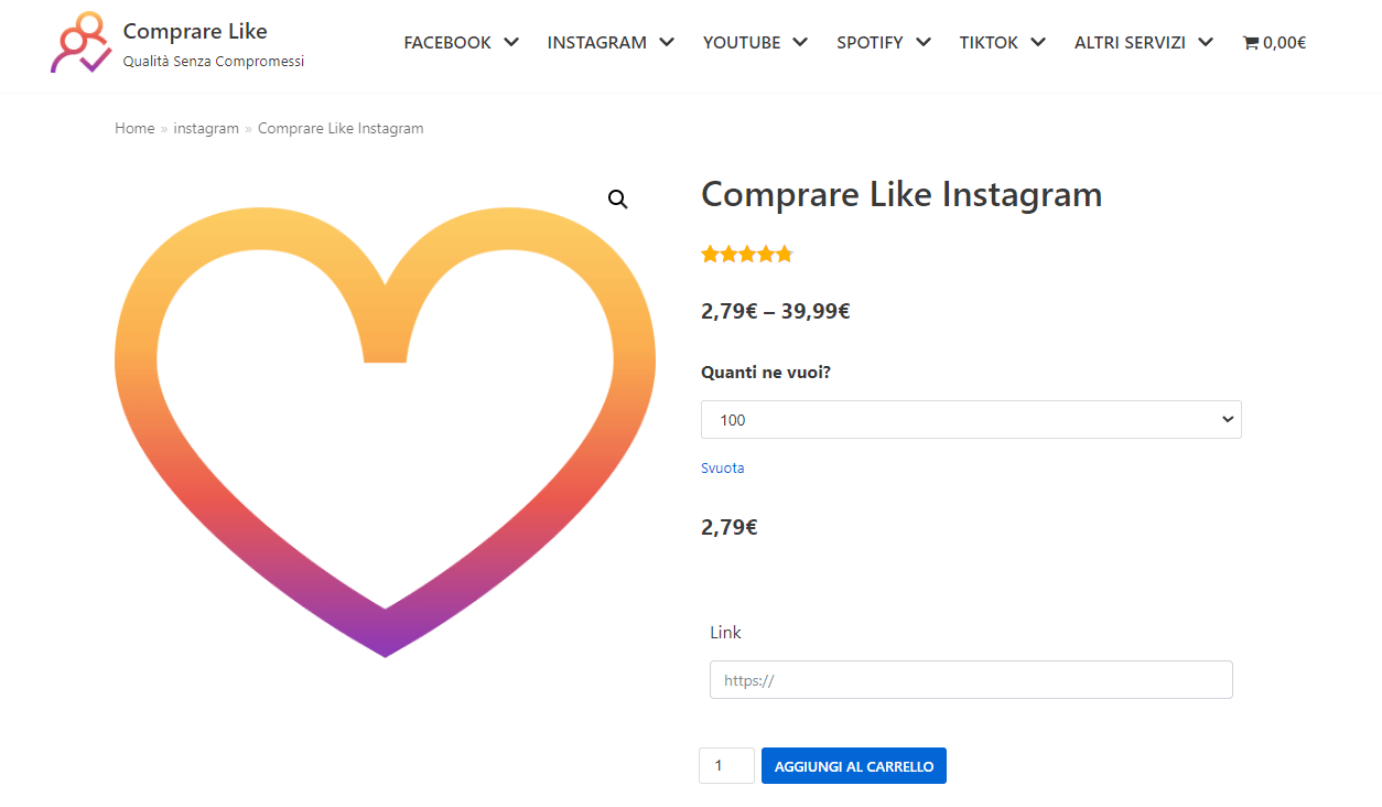 Migliori siti per comprare like Instagram | Aprile 2024