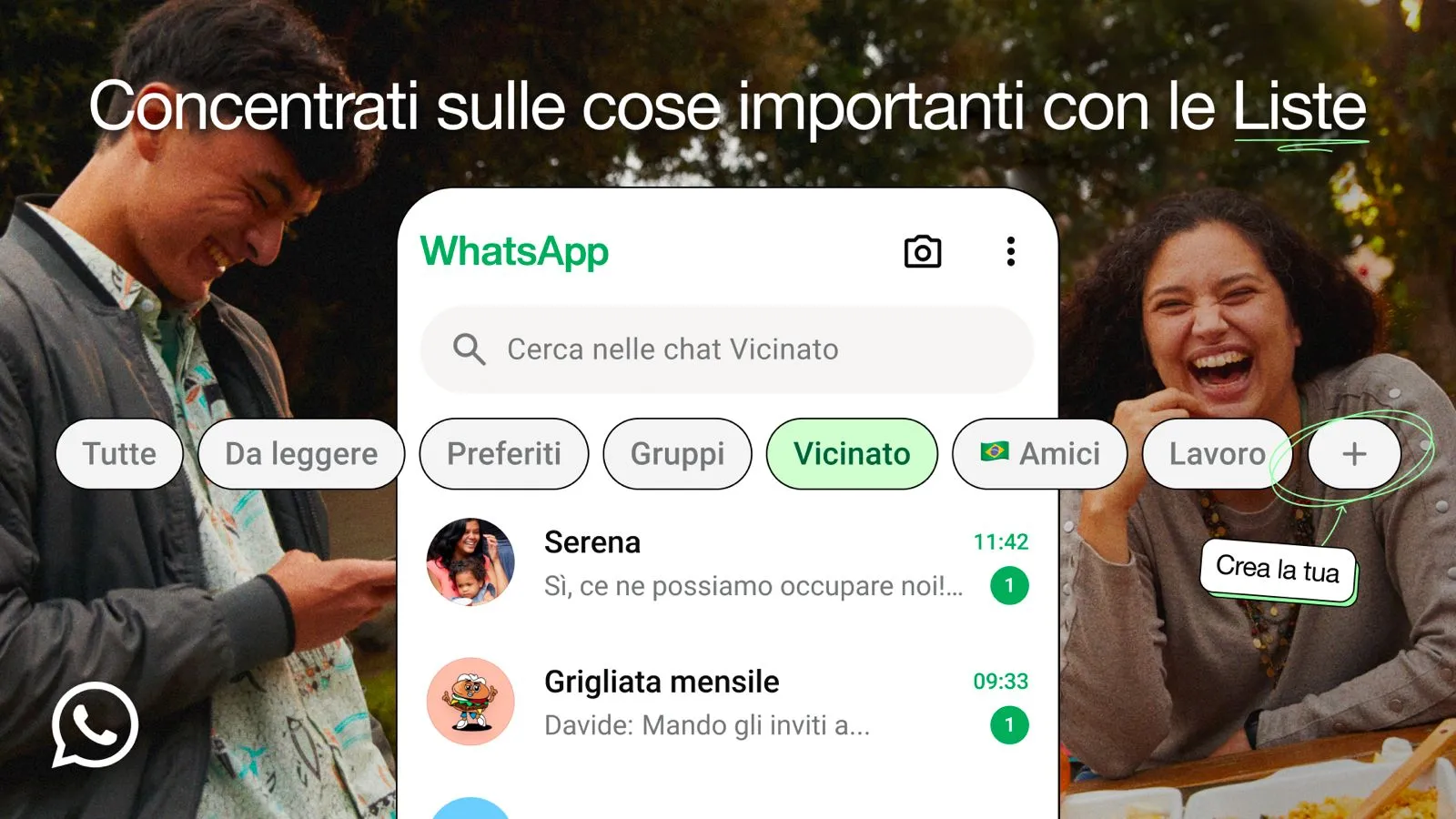 WhatsApp: ecco la nuova funzionalità liste, di cosa si tratta